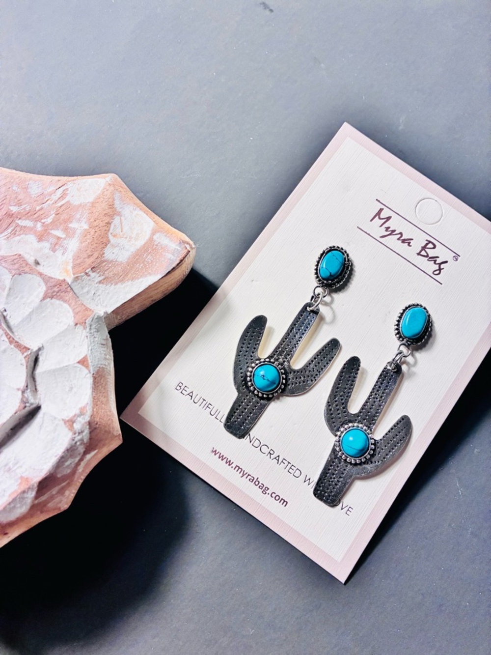 MYRA Sand stone earring